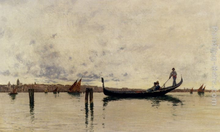 Carlo Brancaccio Along The Canal, Venice